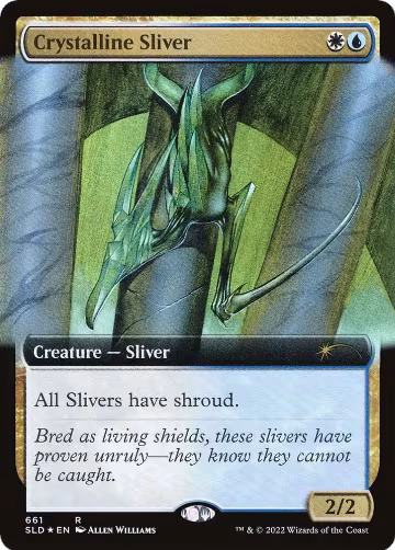 Crystalline Sliver (Extended Art) (661), Secret Lair Drop Series — Magic card price