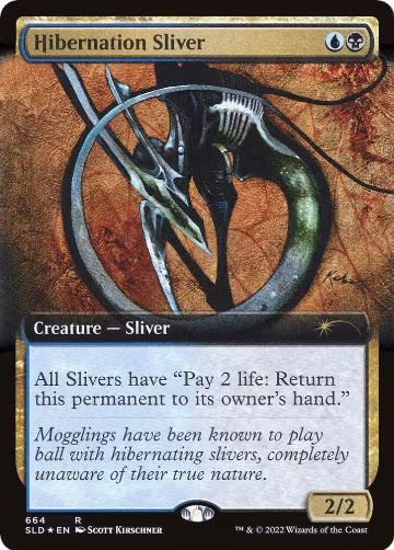 Hibernation Sliver (Extended Art) (664), Secret Lair Drop Series — Magic card price
