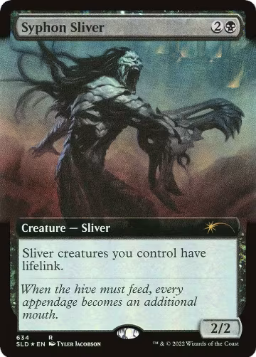 Syphon Sliver (Extended Art) (634), Secret Lair Drop Series — Magic card price