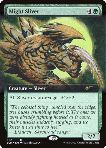 Might Sliver (Extended Art) (652), Secret Lair Drop Series — Magic card price