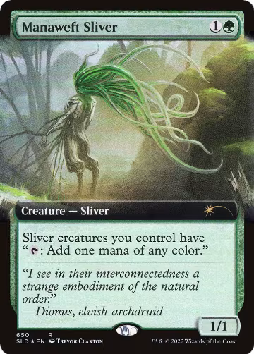 Manaweft Sliver (Extended Art) (650), Secret Lair Drop Series — Magic card price