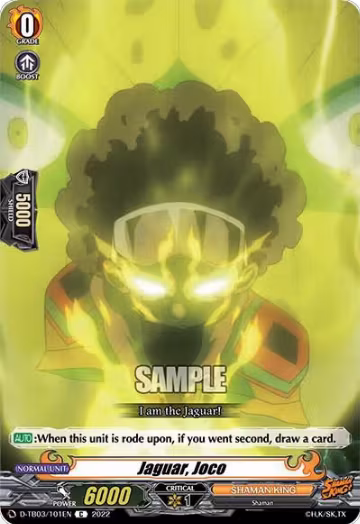 Jaguar, Joco (D-TB03/101EN), D-TB03: Shaman King — Vanguard card price