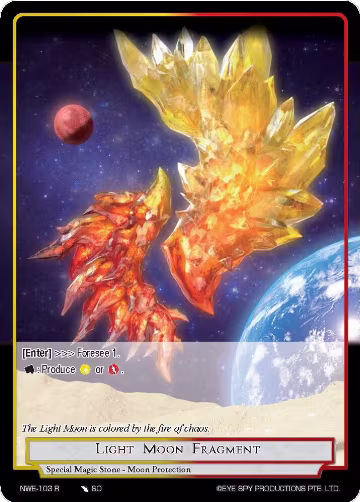 Light Moon Fragment (NWE-103 R), A New World Emerges — Force of Will card price