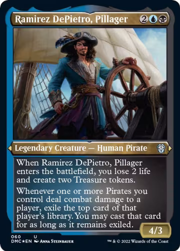Ramirez DePietro, Pillager (Foil Etched) (60), Commander: Dominaria United — Magic card price