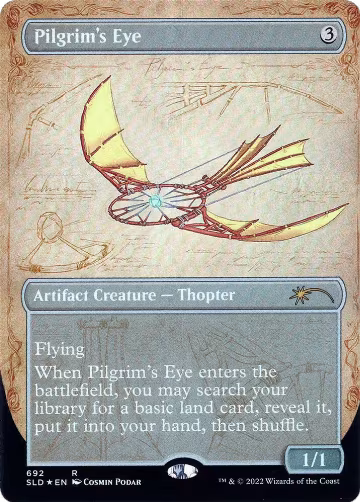 Pilgrim's Eye (Borderless) (692), Secret Lair Drop Series — Magic card price
