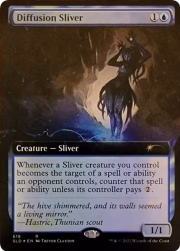 Diffusion Sliver (Extended Art) (618), Secret Lair Drop Series — Magic card price