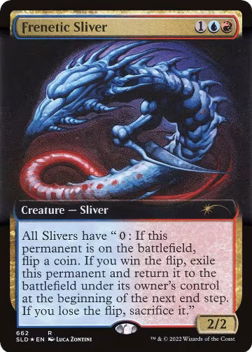 Frenetic Sliver (Extended Art) (662), Secret Lair Drop Series — Magic card price