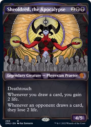 Sheoldred, the Apocalypse (Showcase) (290), Dominaria United — Magic card price