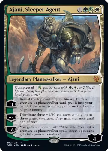 Ajani, Sleeper Agent (192), Dominaria United — Magic card price