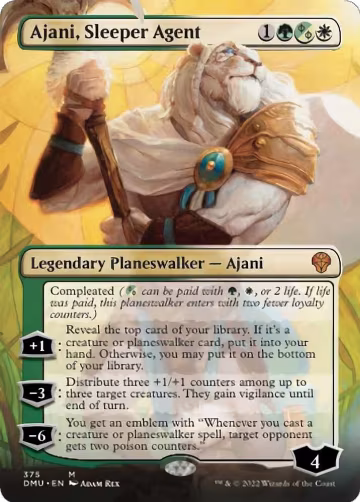 Ajani, Sleeper Agent (375) (375), Dominaria United — Magic card price