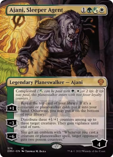 Ajani, Sleeper Agent (376) (376), Dominaria United — Magic card price