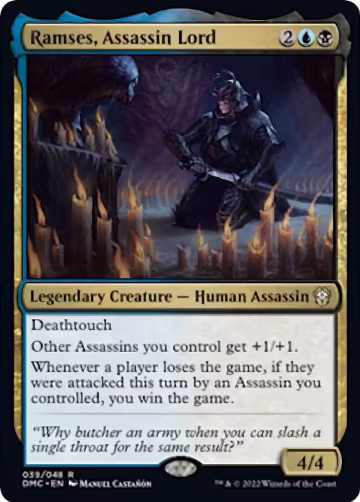Ramses, Assassin Lord (39), Commander: Dominaria United — Magic card price