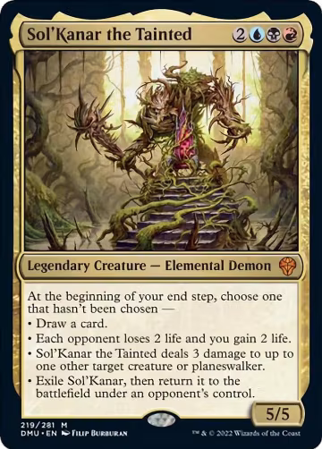 Sol'Kanar the Tainted (219), Dominaria United — Magic card price