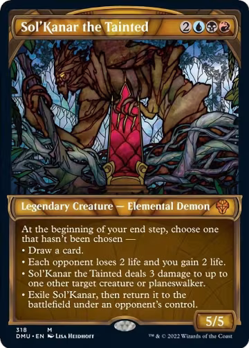 Sol'Kanar the Tainted (Showcase) (318), Dominaria United — Magic card price