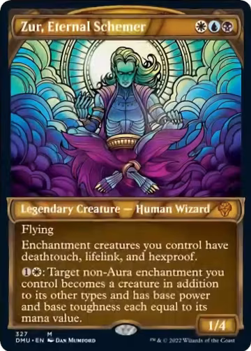 Zur, Eternal Schemer (Showcase) (327), Dominaria United — Magic card price