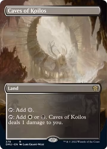 Caves of Koilos (Borderless) (378), Dominaria United — Magic card price