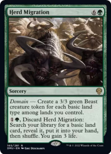 Herd Migration (165), Dominaria United — Magic card price