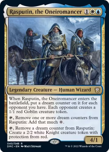 Rasputin, the Oneiromancer (40), Commander: Dominaria United — Magic card price