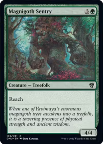Magnigoth Sentry (172), Dominaria United — Magic card price