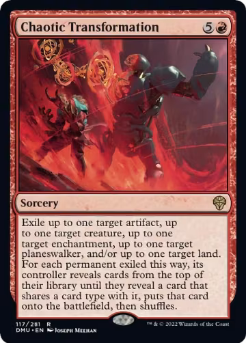 Chaotic Transformation (117), Dominaria United — Magic card price