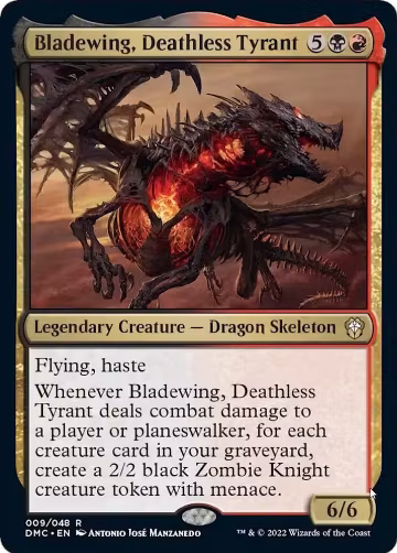 Bladewing, Deathless Tyrant (9), Commander: Dominaria United — Magic card price