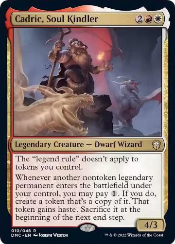 Cadric, Soul Kindler (10), Commander: Dominaria United — Magic card price
