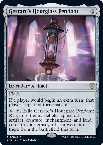 Gerrard's Hourglass Pendant (17), Commander: Dominaria United — Magic card price