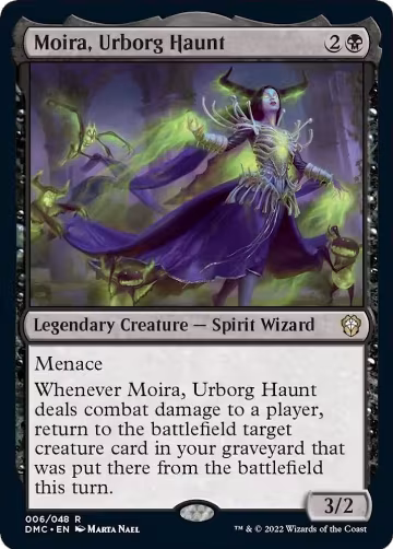 Moira, Urborg Haunt (6), Commander: Dominaria United — Magic card price