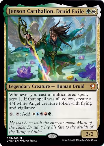 Jenson Carthalion, Druid Exile (3), Commander: Dominaria United — Magic card price