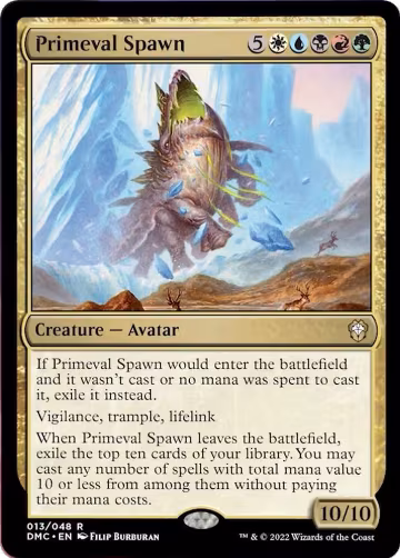 Primeval Spawn (13), Commander: Dominaria United — Magic card price