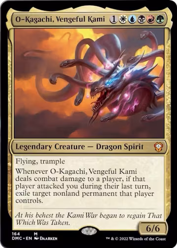 O-Kagachi, Vengeful Kami (164), Commander: Dominaria United — Magic card price