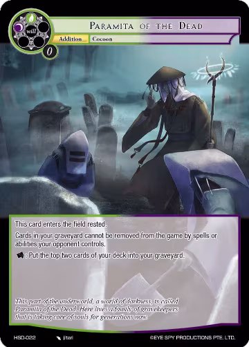 Paramita of the Dead (HSD-022), Hero Cluster Starter Decks — Force of Will card price