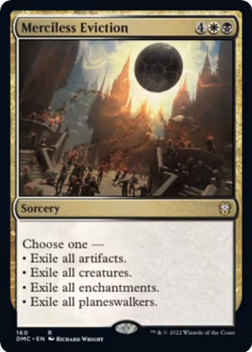 Merciless Eviction (160), Commander: Dominaria United — Magic card price
