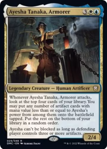 Ayesha Tanaka, Armorer (29), Commander: Dominaria United — Magic card price