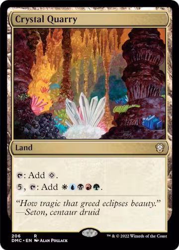 Crystal Quarry (206), Commander: Dominaria United — Magic card price