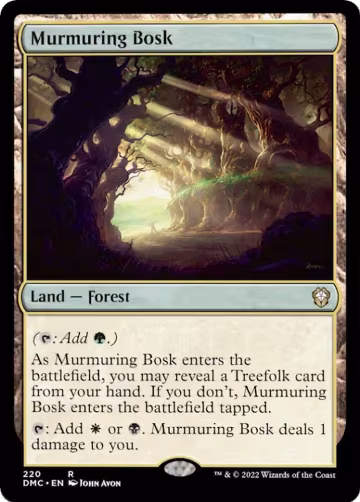 Murmuring Bosk (220), Commander: Dominaria United — Magic card price