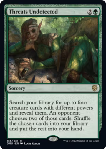 Threats Undetected (185), Dominaria United — Magic card price