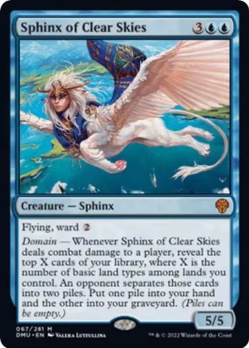 Sphinx of Clear Skies (67), Dominaria United — Magic card price
