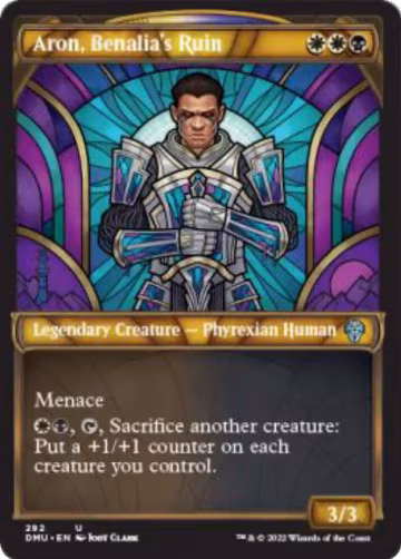 Aron, Benalia's Ruin (Showcase) (292), Dominaria United — Magic card price