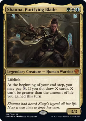 Shanna, Purifying Blade (218), Dominaria United — Magic card price