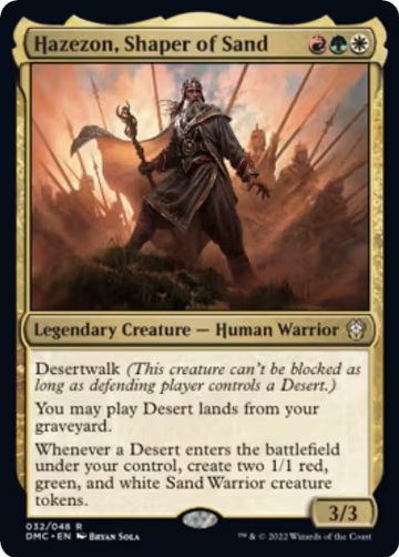 Hazezon, Shaper of Sand (32), Commander: Dominaria United — Magic card price