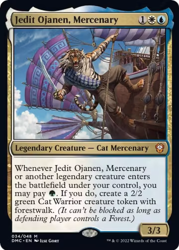 Jedit Ojanen, Mercenary (34), Commander: Dominaria United — Magic card price