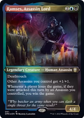 Ramses, Assassin Lord (Foil Etched) (61), Commander: Dominaria United — Magic card price
