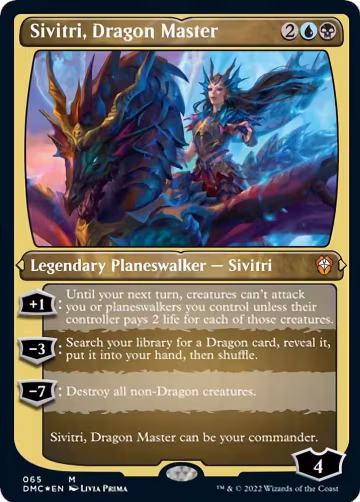 Sivitri, Dragon Master (Foil Etched) (65), Commander: Dominaria United — Magic card price