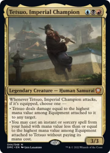Tetsuo, Imperial Champion (44), Commander: Dominaria United — Magic card price