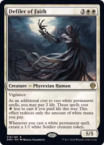 Defiler of Faith (16), Dominaria United — Magic card price