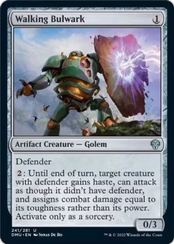 Walking Bulwark (241), Dominaria United — Magic card price