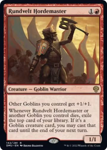 Rundvelt Hordemaster (142), Dominaria United — Magic card price