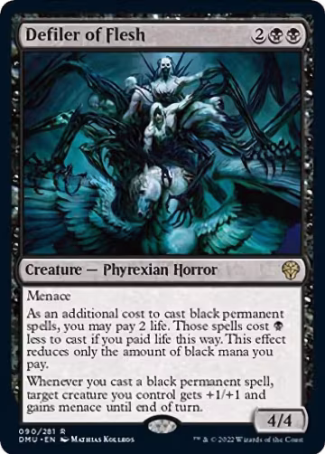 Defiler of Flesh (90), Dominaria United — Magic card price