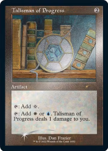 Talisman of Progress (Retro Frame) (Foil Etched) (1052), Secret Lair Drop Series — Magic card price